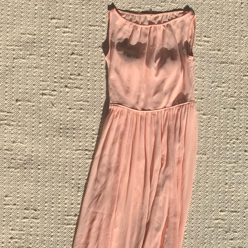 Formal dress size 6 CB RSVP pink hue full length